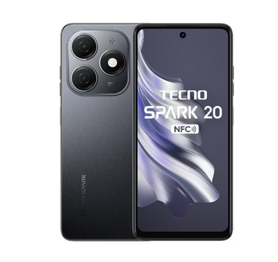 Spark 20 Dual SIM Gravity Black 8GB RAM 256GB 4G