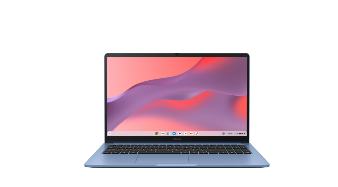 ASUS CX15 15.6 inch FHD IPS Chromebook Laptop Intel Celeron N4500 4GB RAM 128GB eMMC Fabric Blue