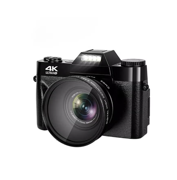 4K Digital Camera 75MP 16X Digital Zoom 3 inch Flip Screen WiFi Web Camcorder Vintage Photography Compact Professional Video Camera