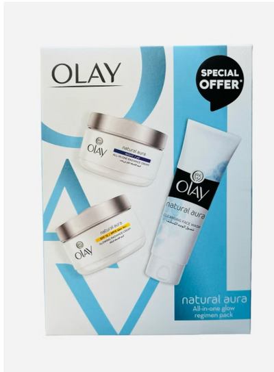 Natural aura Beauty Box : Face Wash 100g + Day Cream 50g + Night Cream 50g