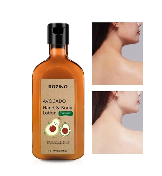 Avocado body lotion for dry skin in autumn and winter, moisturizing, anti-itching and hydrating avocado body lotion