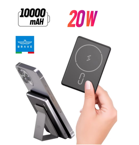 Ultra Slim Design with 20W PD Fast Charging and 15W Fast Wireless Charging