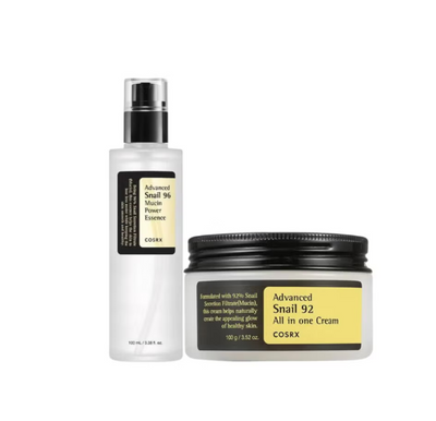 Radiance Renewal Snail Skincare Duo Advanced Snail 96 Mucin Power Essence & 92 All-in-One Cream 200ml