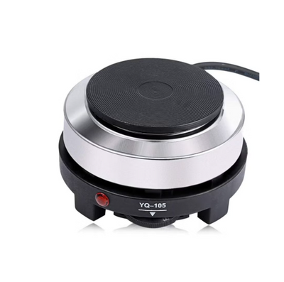 Portable Induction Stove Multifunction Electric Heating Stove Hot Plate Coffee Tea Heater Household Appliance EU 220-240V for Kitchen Camping Motorhome and More Black/Silver