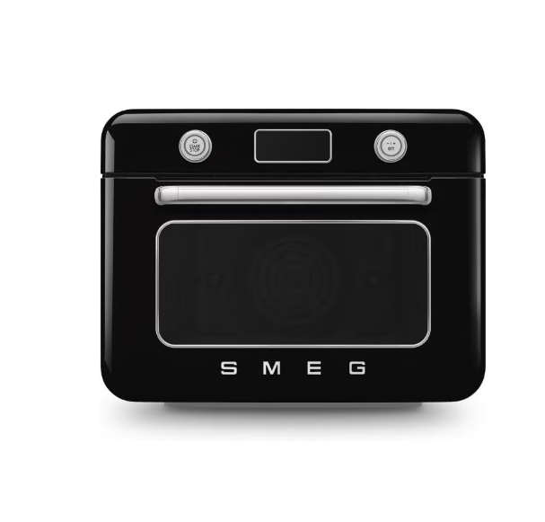 50’S Style Countertop Combi Steam Oven – Italian Design, Multi-Function Cooking, Air Fry, Steam & Traditional Baking, 33 Built-In Recipes – 30 L 1800 W COF01BLUK black