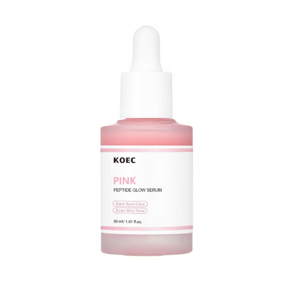 Pink Peptide Serum, Pink Peptide Glow Serum,Niacinamide, Hydrating & Moisturizing & Firming, Uneven Skin Tone, Dark Spot Care,30ml
