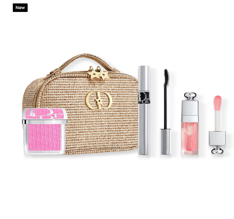 The Volume & Glow Ritual Mascara, Lip Oil & Powder Blush